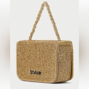 Staud Carmen Beaded Box Bag OS. Perfect condition.